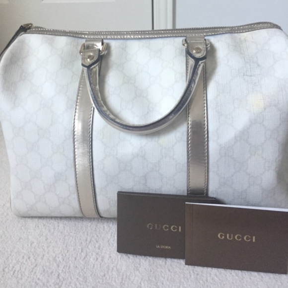 SOLD - Authentic Used Gucci Joy Boston Bag - Picture 2 of 8